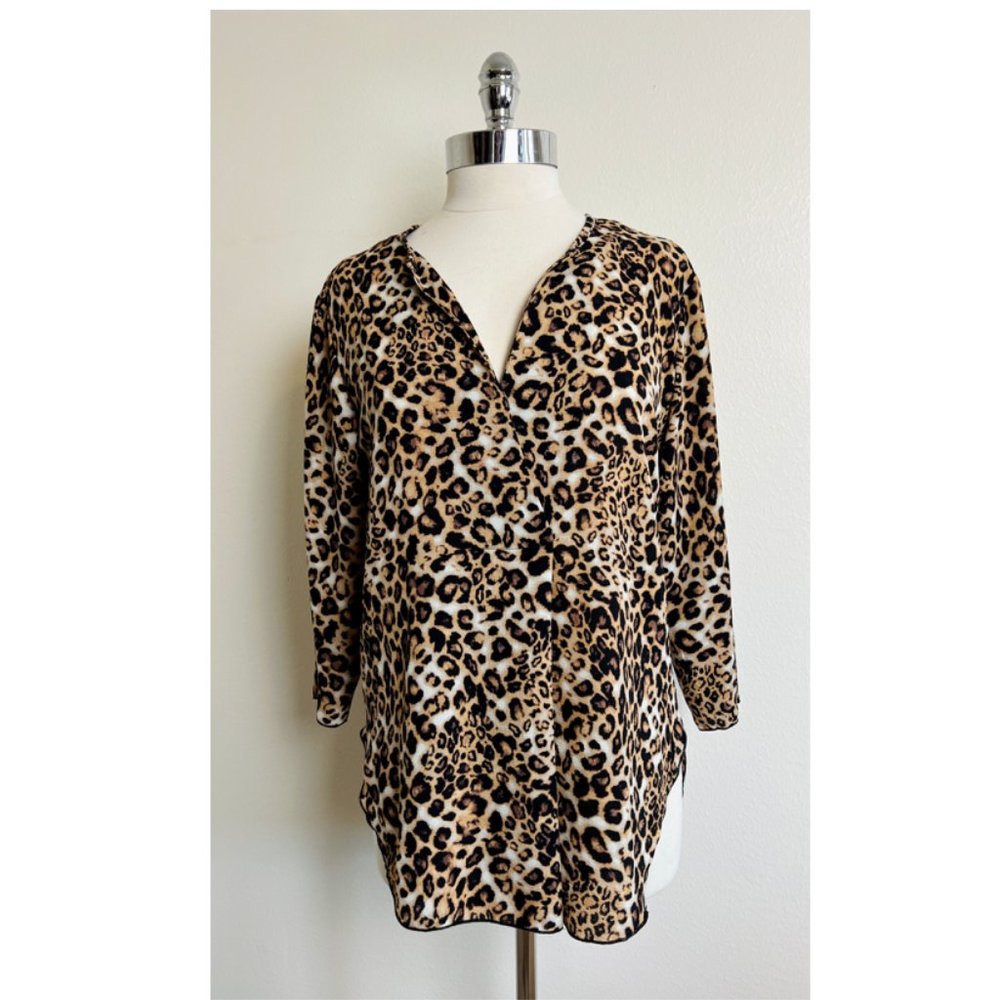 Leopard Blouse - L